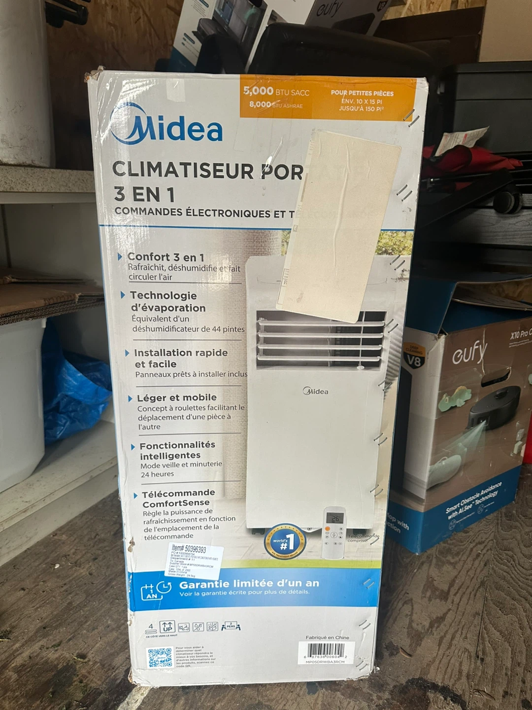 Midea 5,000 BTU 3-in-1 Portable Air Conditioner