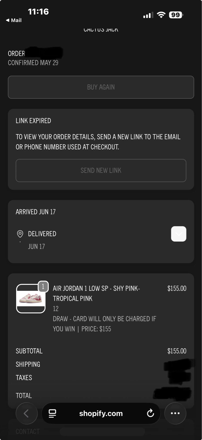 Jordan 1 Low SP Travis Scott Tropical Pink