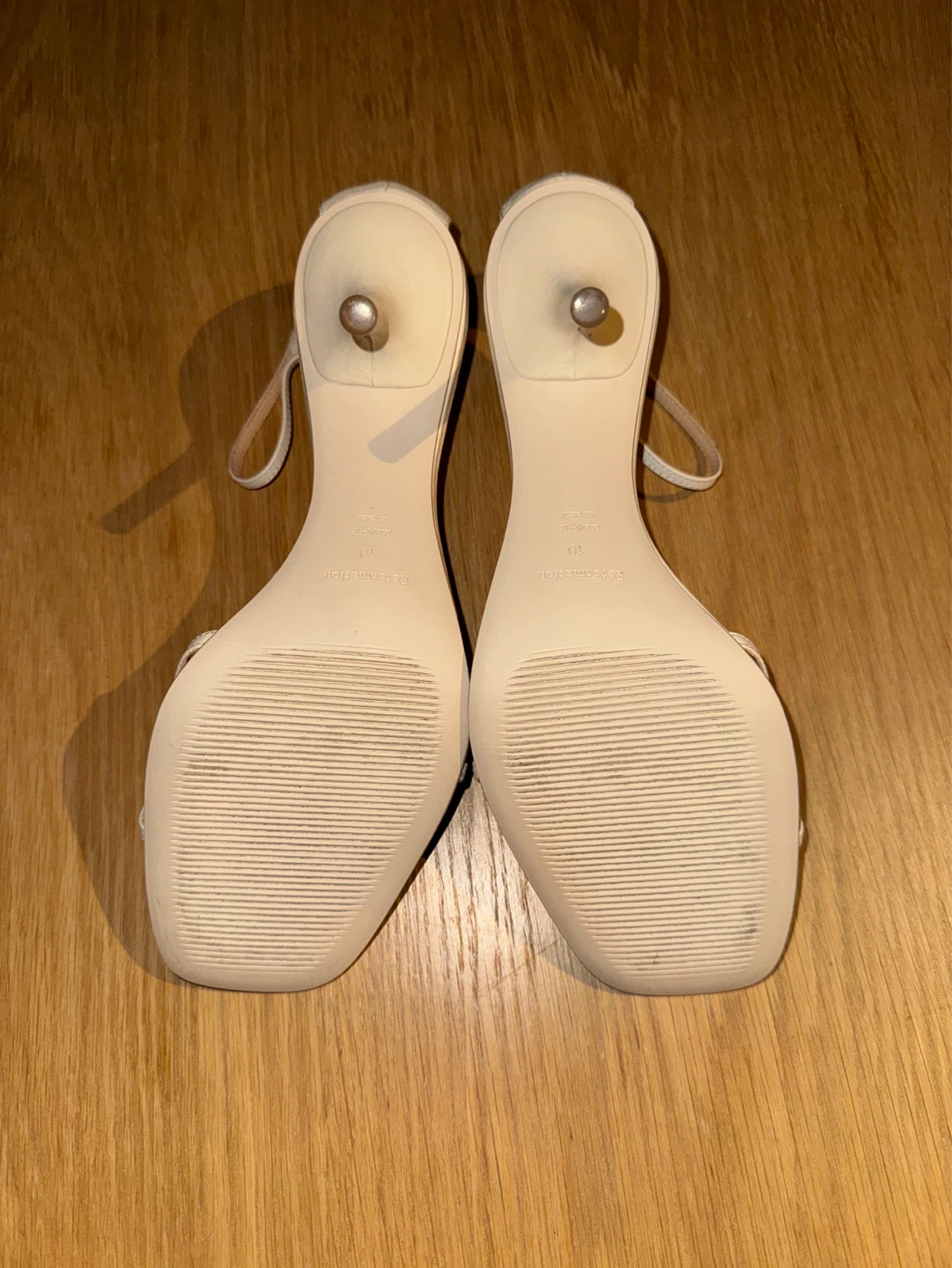 NEW Reformation Gigi Strappy Mid Heel Sandals - photo 3