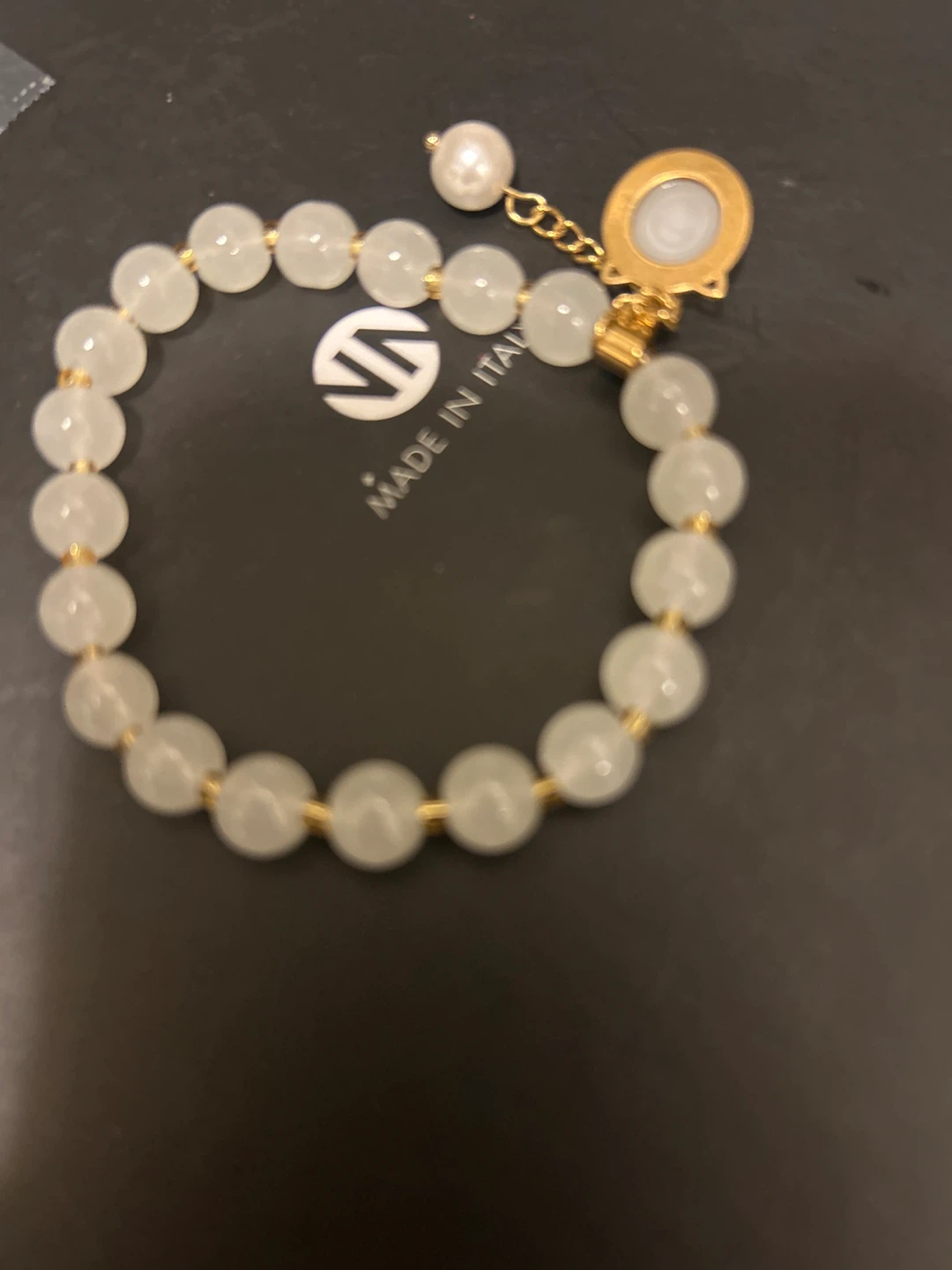 Beaded Bracelet with Pearl Accent ⚽ - photo 2