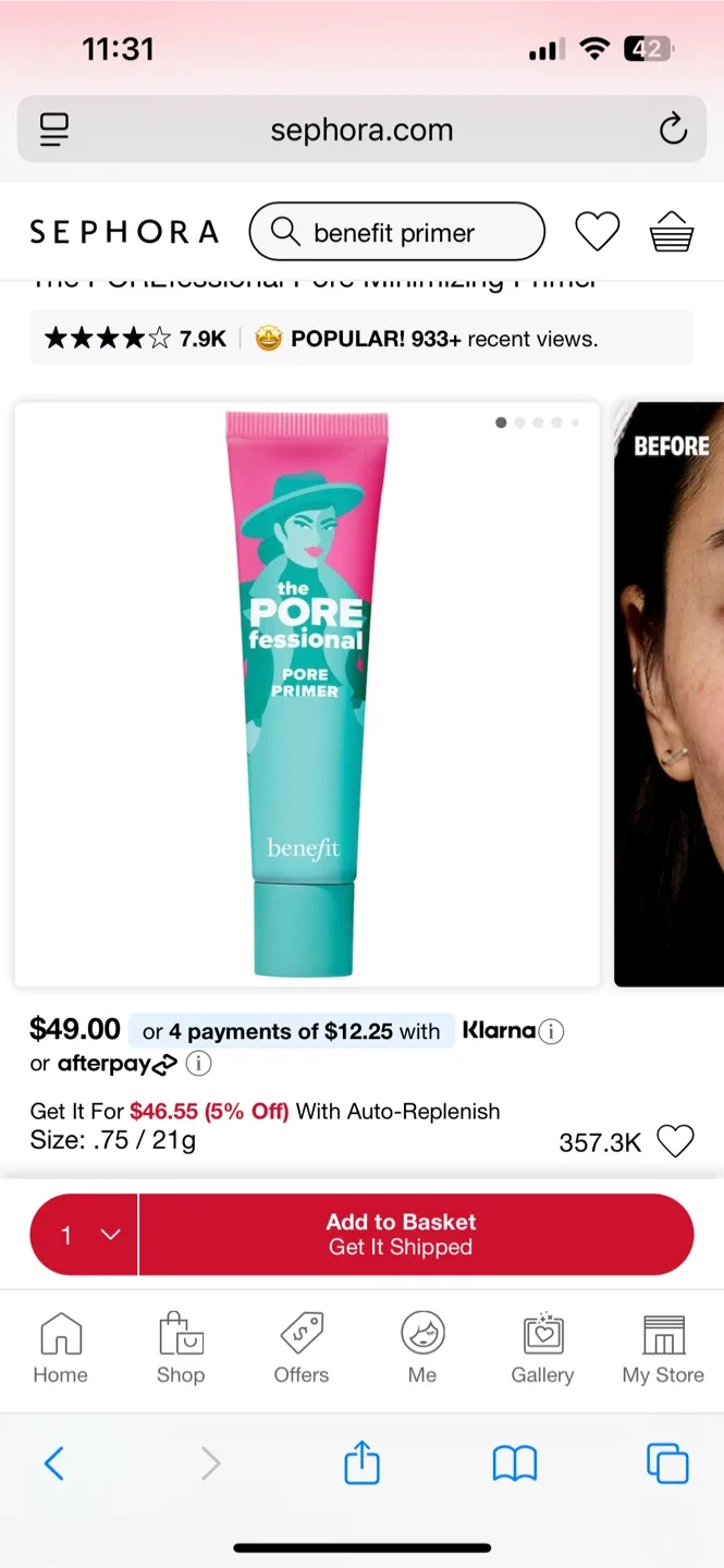 Benefit Cosmetics The POREfessional Pore Primer - photo 3