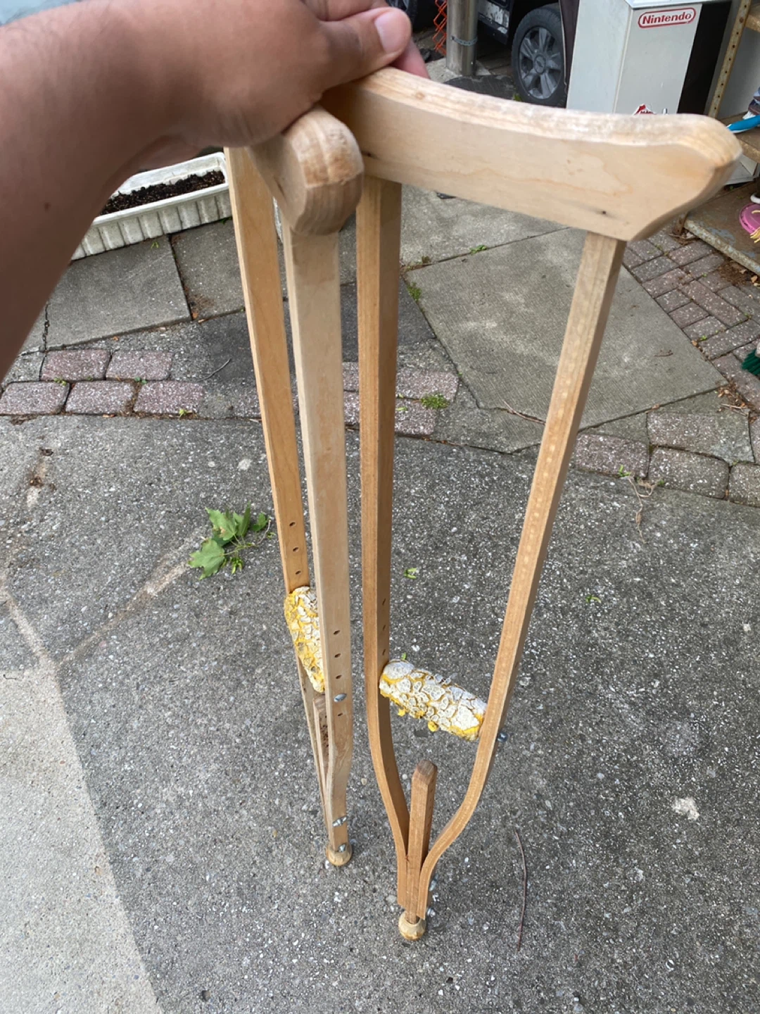 Wooden Crutches ⚽️
