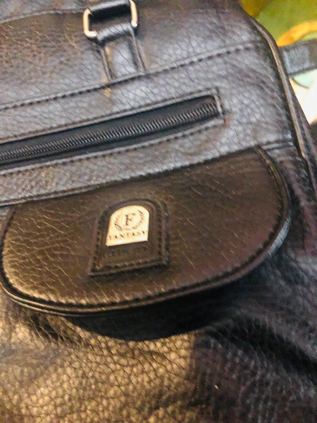 Fantasy Collection Black  Leather Handbag Italy - photo 5