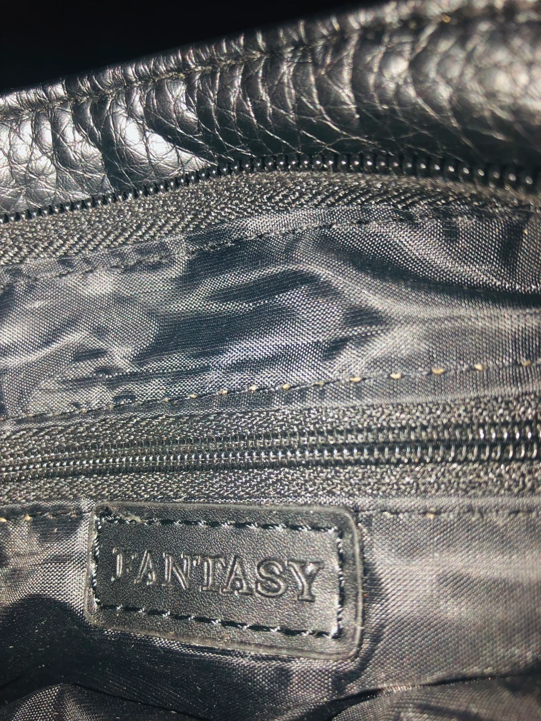 Fantasy Collection Black  Leather Handbag Italy - photo 3