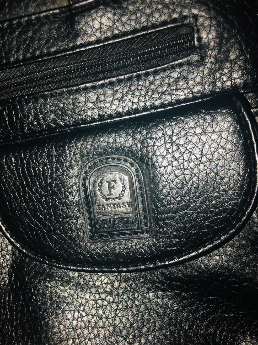 Fantasy Collection Black  Leather Handbag Italy - photo 2