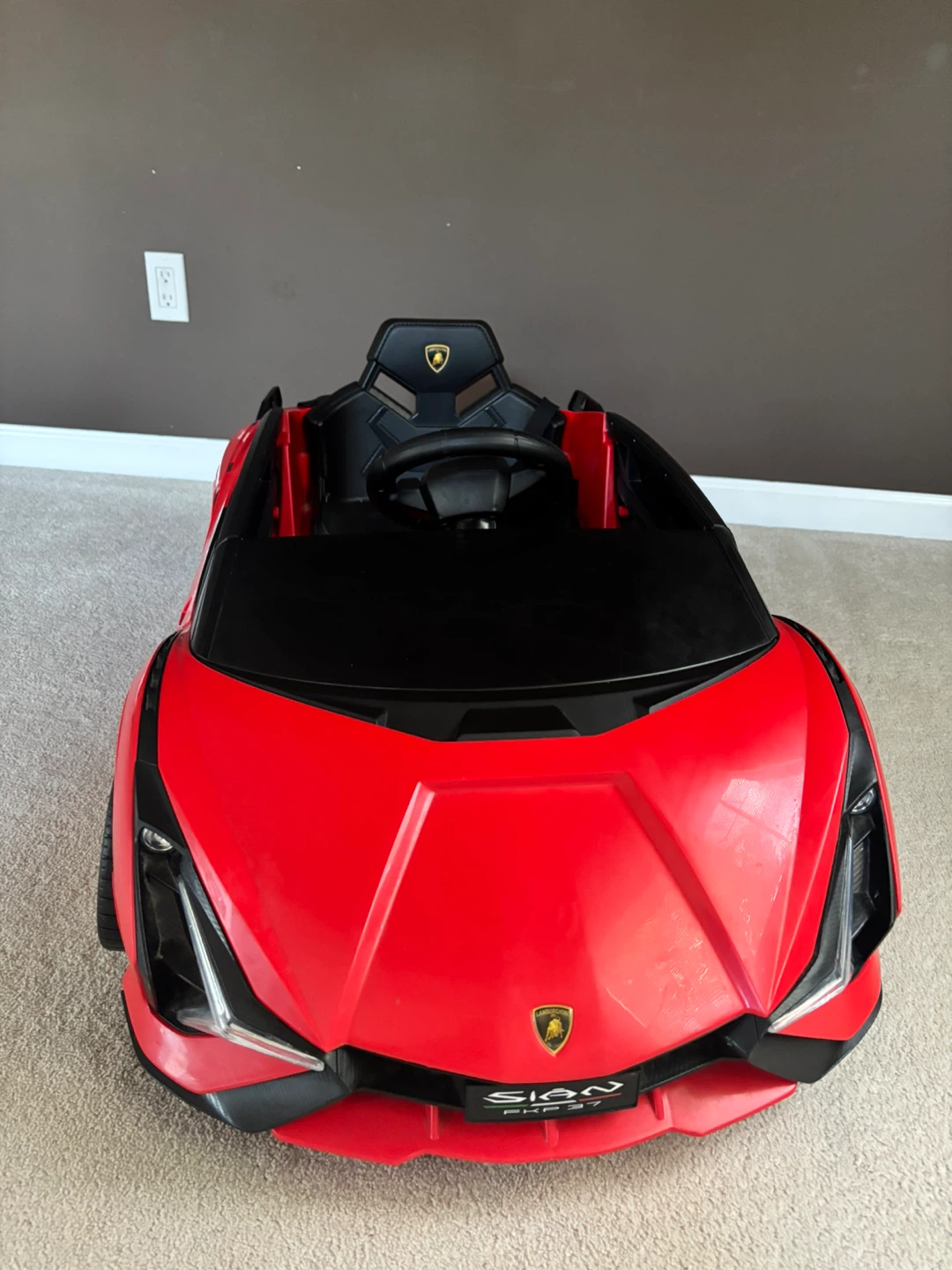 Kids Ride-On Lamborghini Sian Car Toy