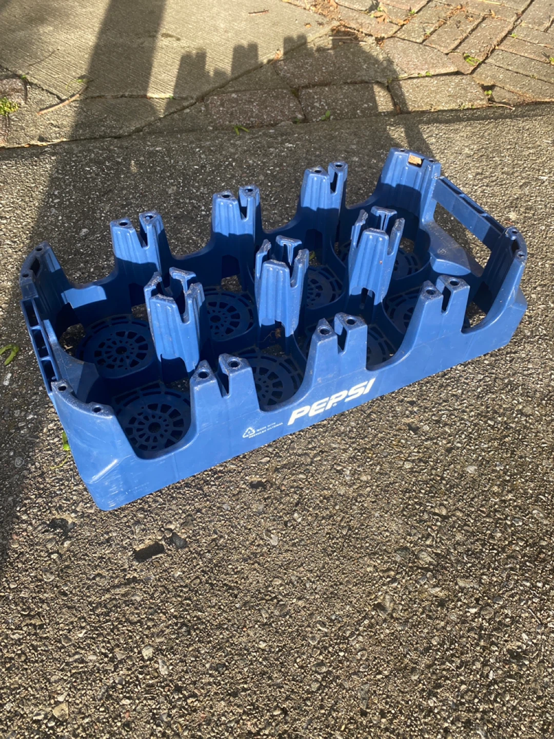 Blue Pepsi Bottle Crate Carrier ⚽️