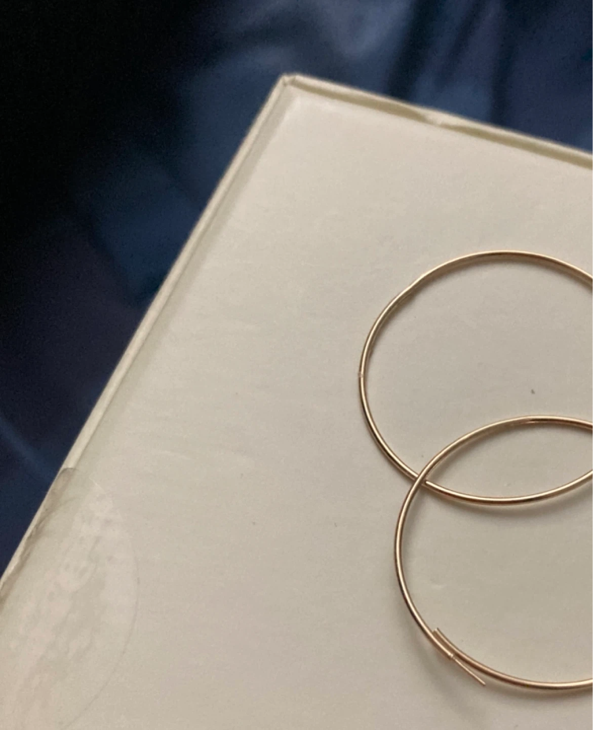 Rose Gold Hoop Earrings⚽️