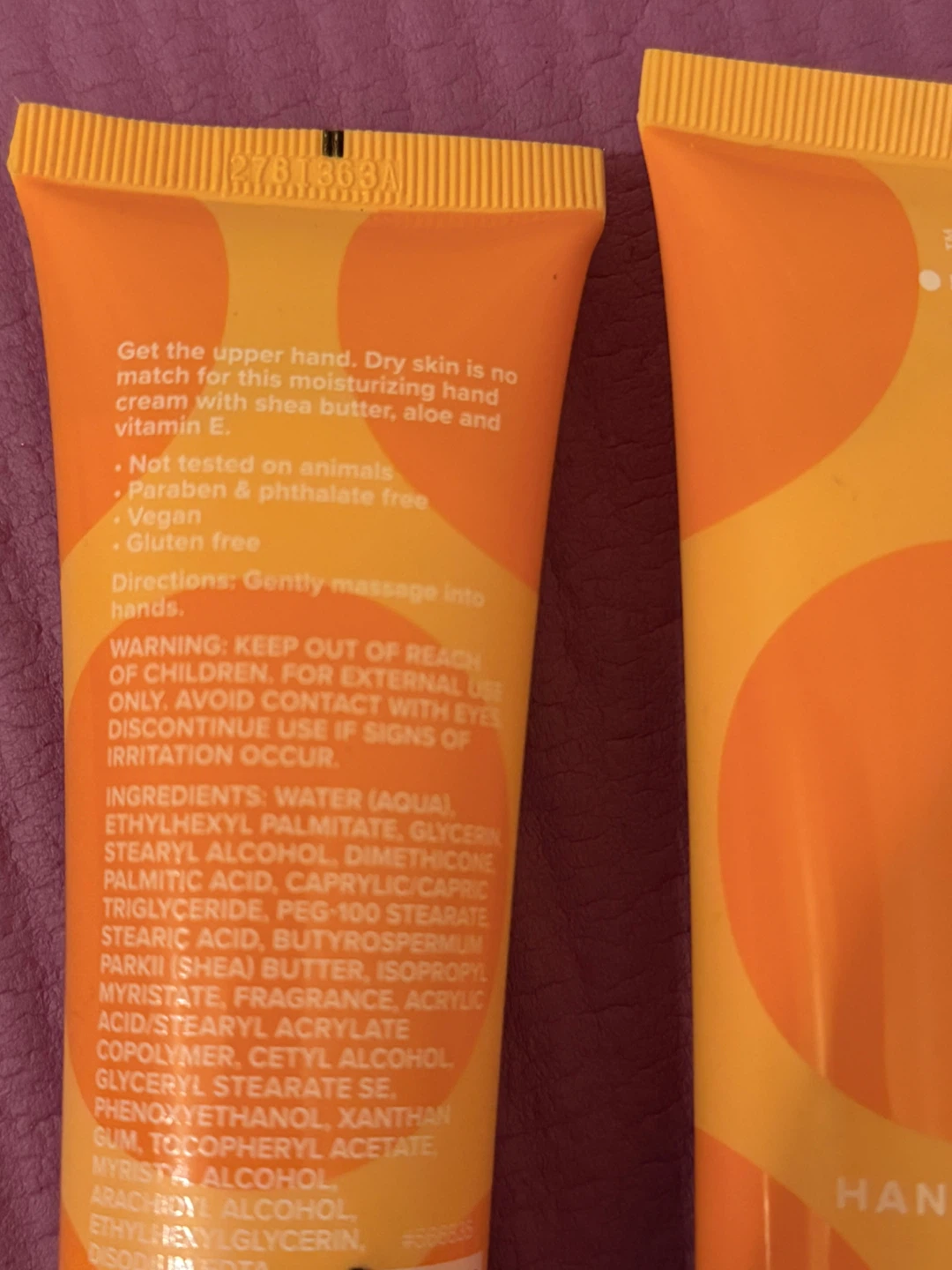NEW⚽️Pop-arazzi Hand Cream Orange & Tangerine 3oz - photo 2