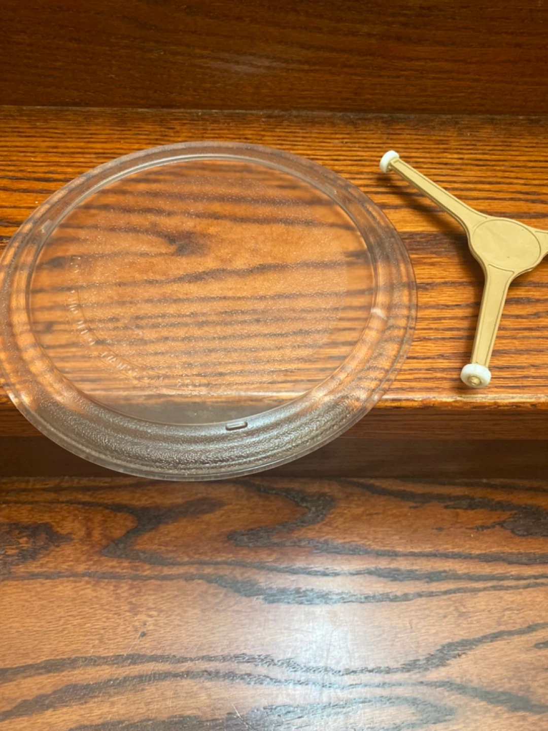 Glass Microwave Turntable Plate with Roller Ring - photo 3