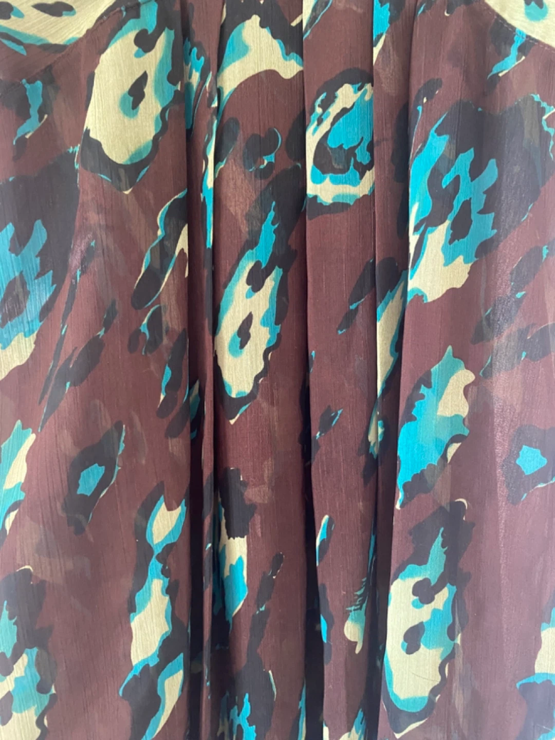 JACOB Sheer Leopard Print Blouse - TP/XS - photo 2