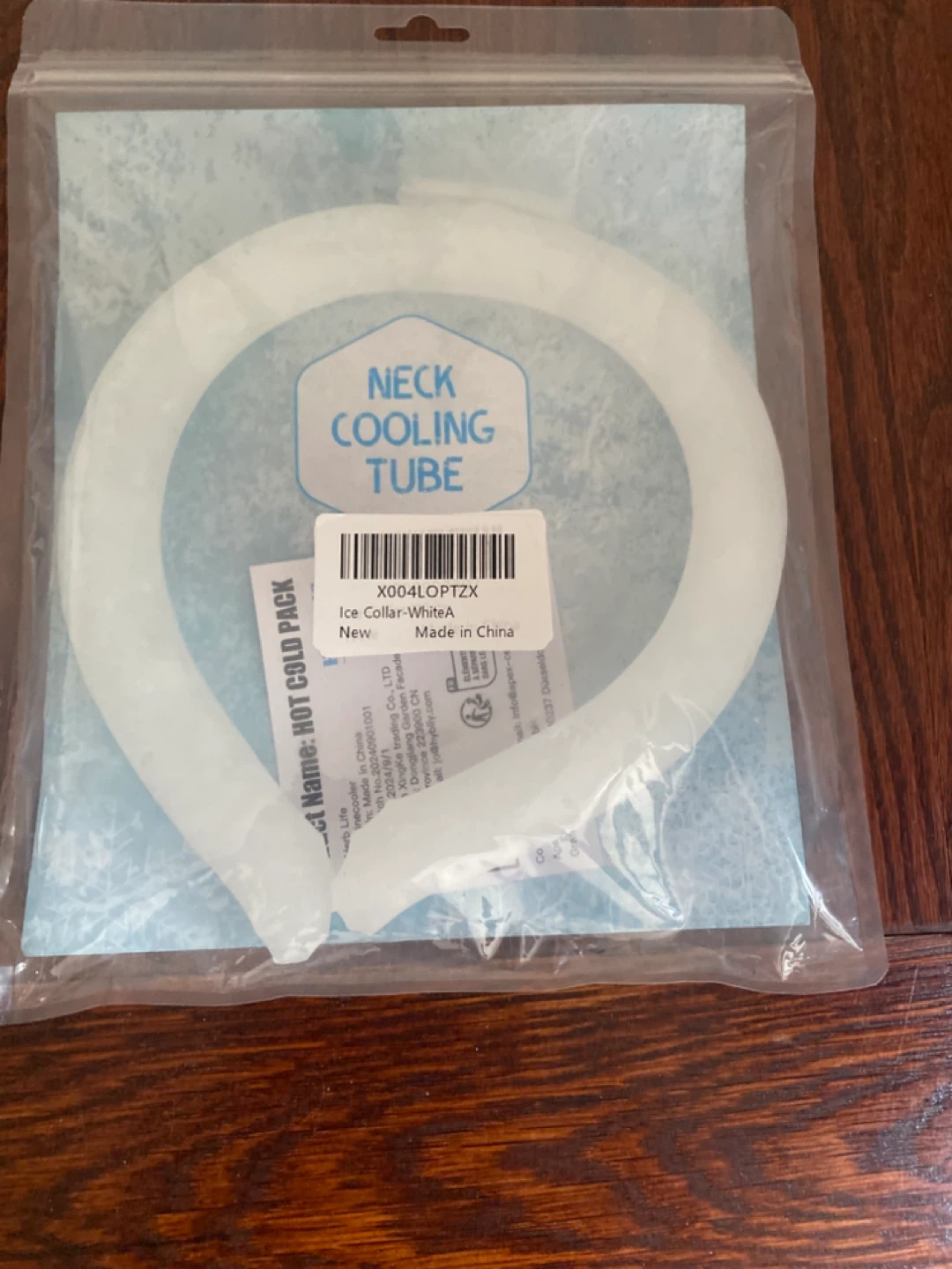 Neck Cooling Tube Ice Collar