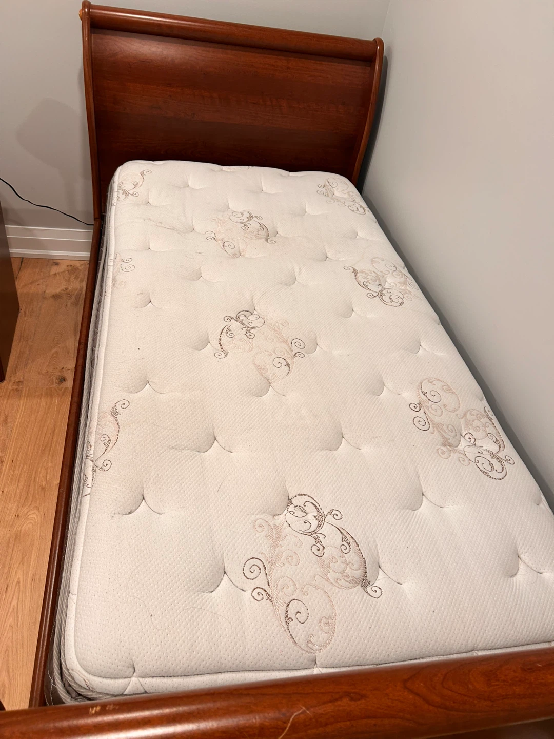 Single/twin  Bed Frame with Mattress - photo 2