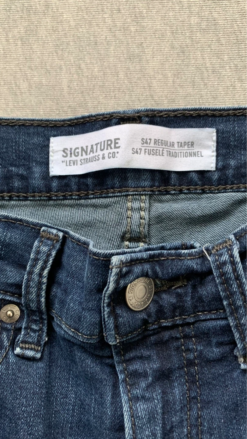 Levi Strauss Ladies Size 32 X 30 S47 Regular Taper Jeans ⚽️ - photo 4