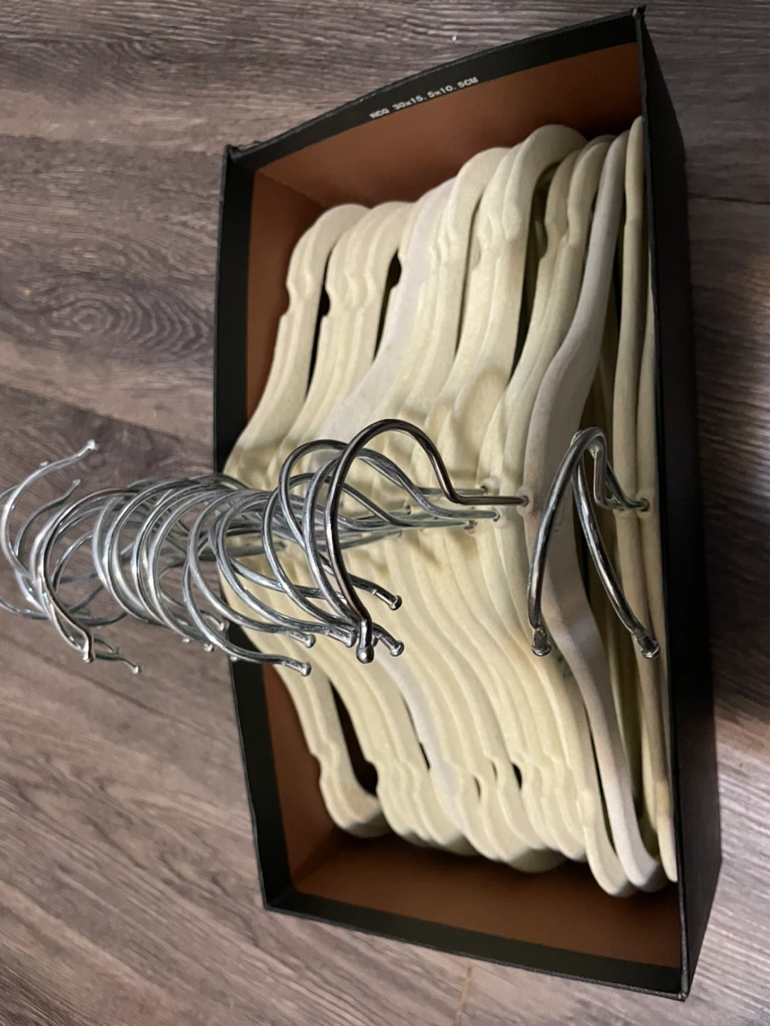 ⚽️Set of Cream Velvet Hangers