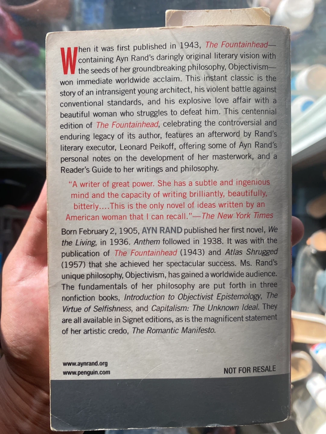 Ayn Rand’s “The Fountainhead” ⚽️ Student Edition Centennial - photo 2