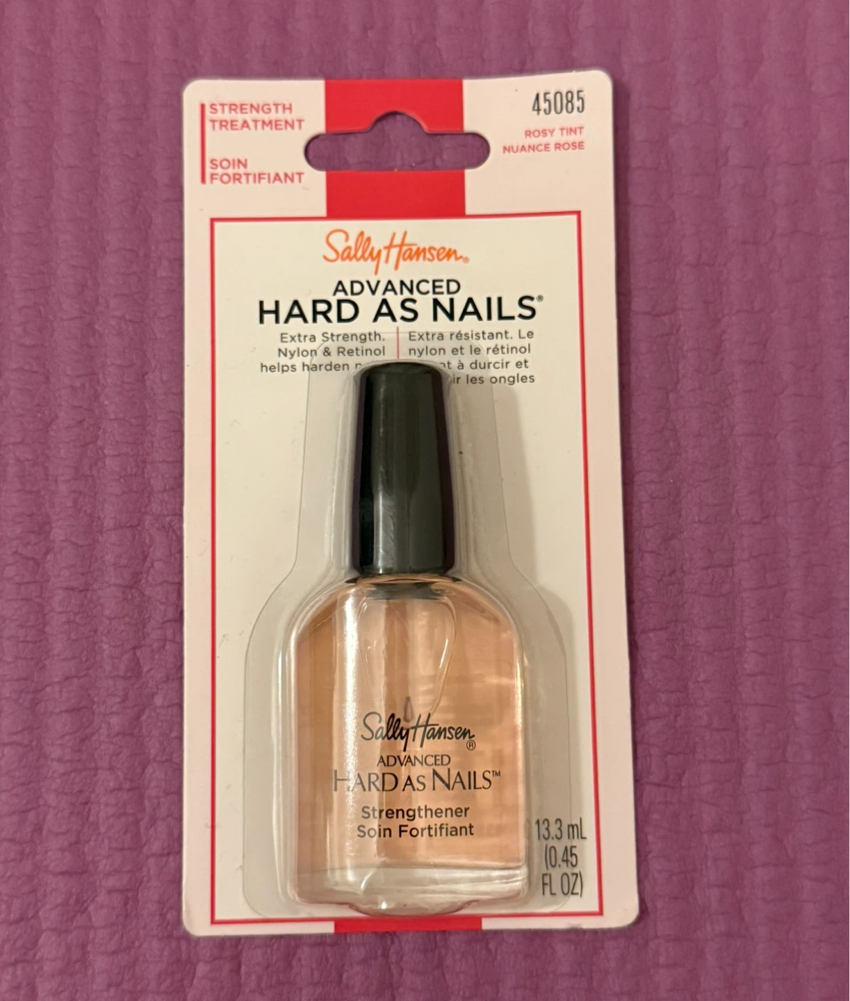 NEW⚽️Sally Hansen Advanced Hard as Nails Rosy Tint