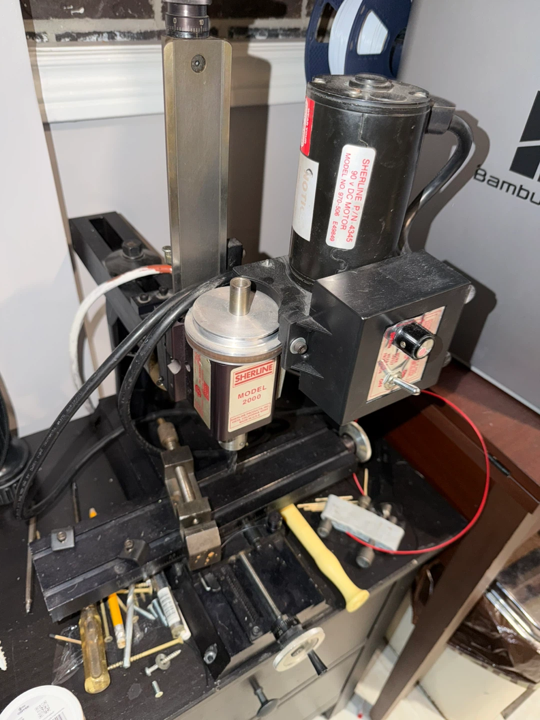 Sherline Model 2000 Mill with DC Motor