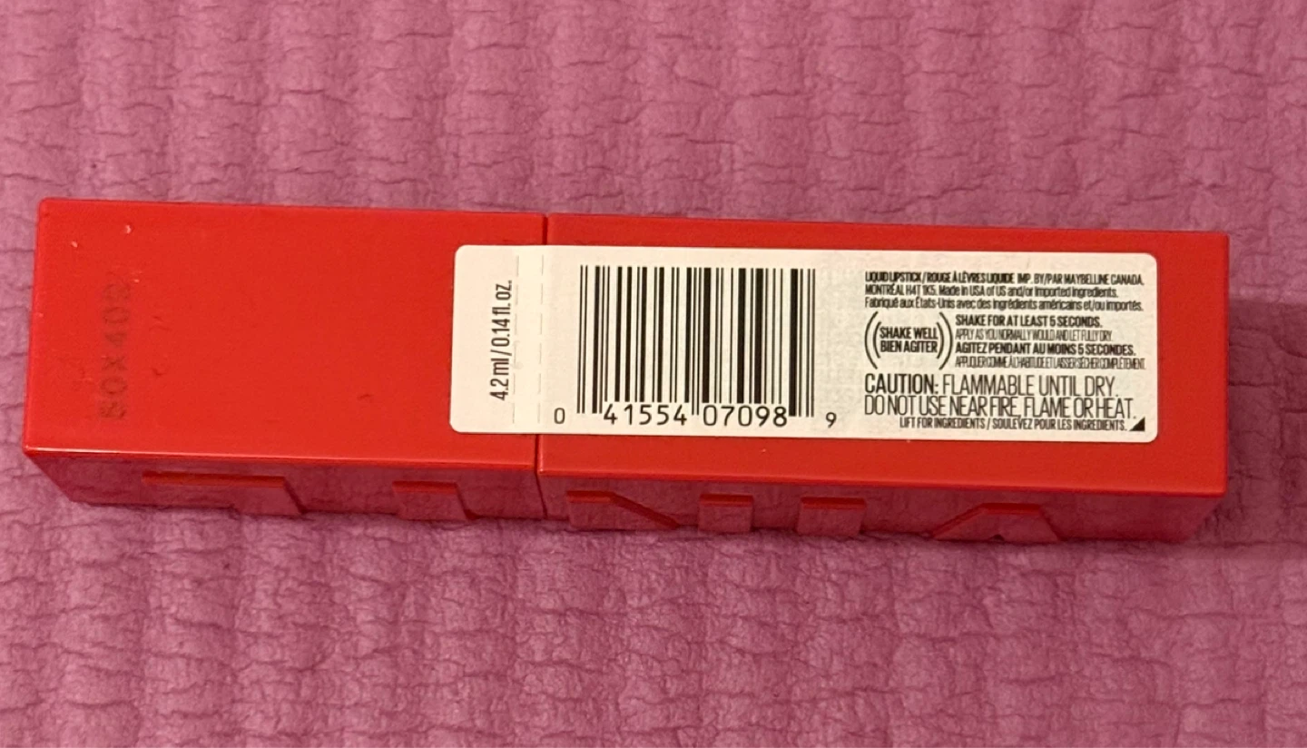 NEW⚽️Maybelline Super Stay Vinyl Ink Liquid Lipstick Red-Hot 25 - photo 3