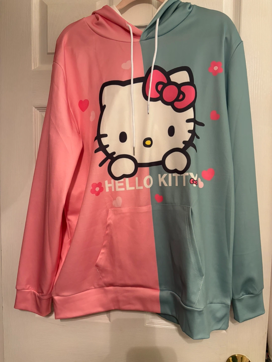 Hello Kitty Colourblock Hoodie XL