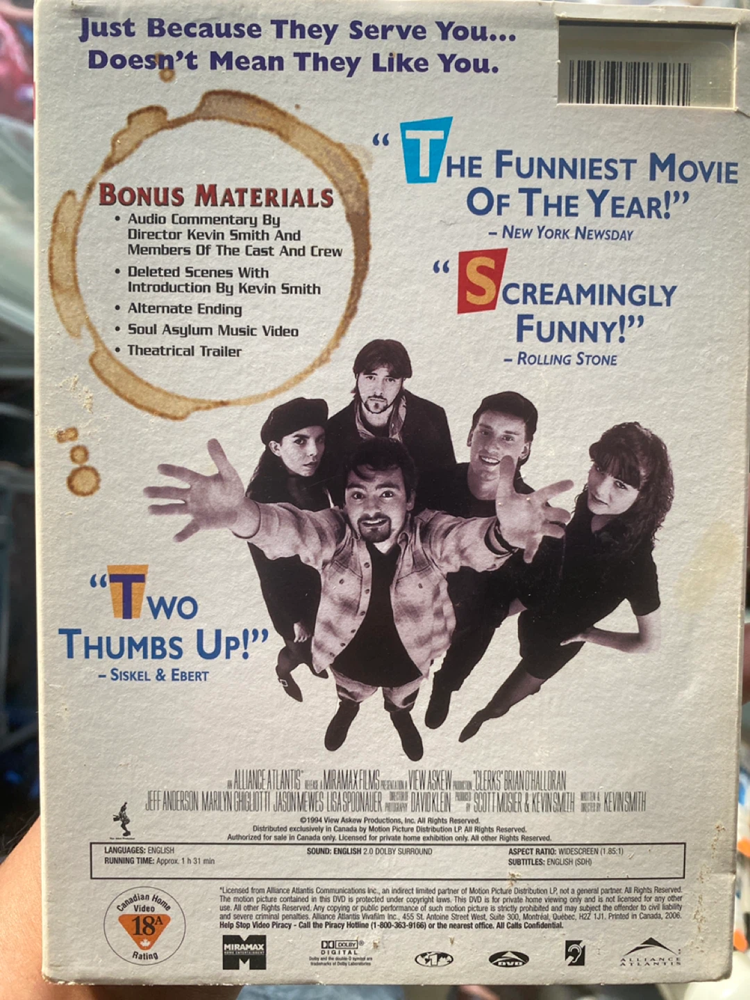Clerks ⚽️ The Snowball Edition DVD - photo 2