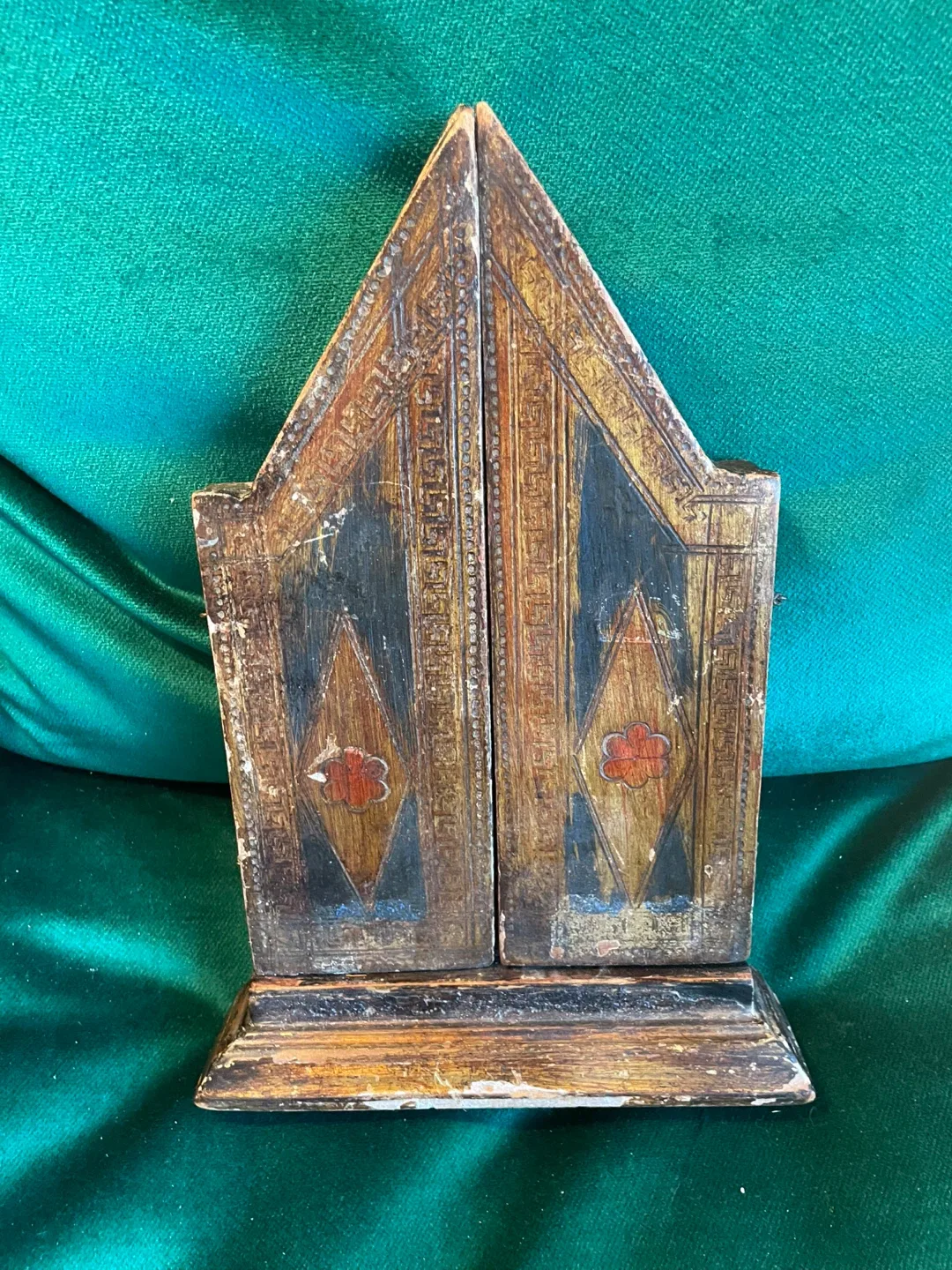 Vintage Triptych Religious Icon Art - photo 4
