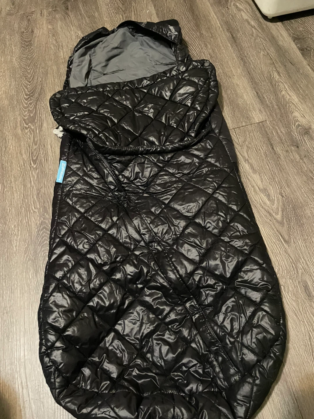 ⚽️Black Quilted Winter Footmuff/Bunting Bag - photo 2