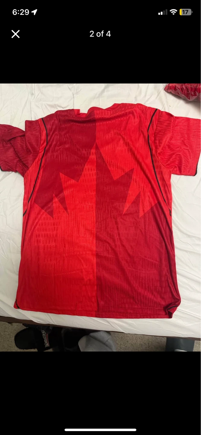 Canada red soccer jersey - photo 2