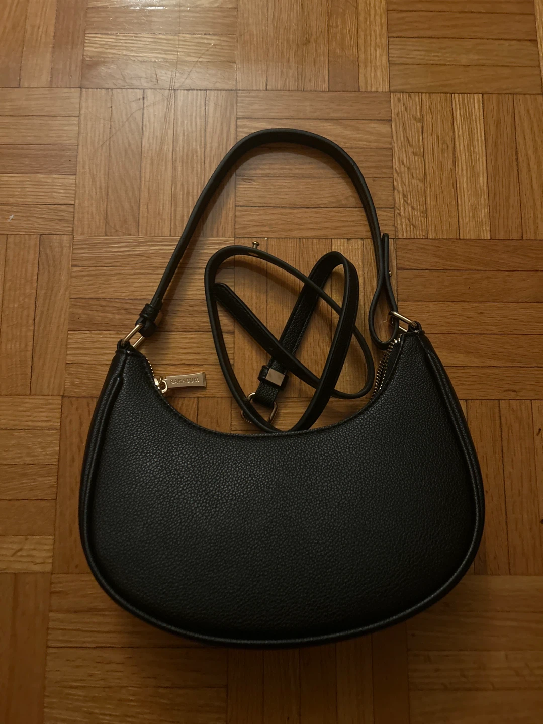 Black Crescent Shoulder Bag⚽️ - photo 2