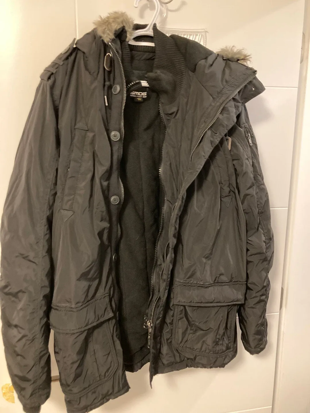 Smog Black Parka Jacket - photo 3