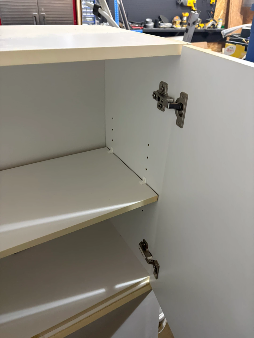 Wood and White Cabinet Set - photo 5