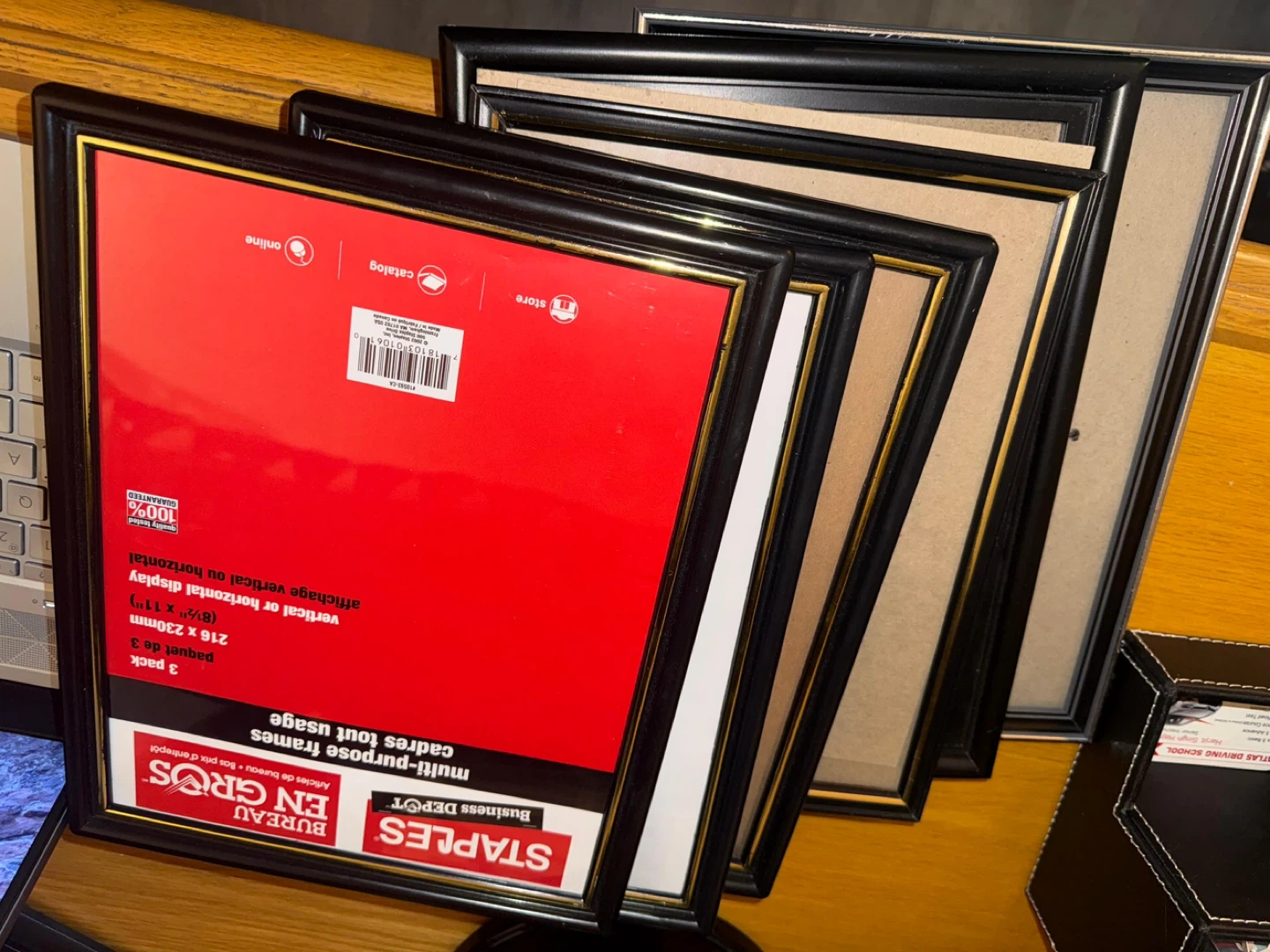 Staples Multi-Purpose Frames 8.5" x 11" - 3 Pack