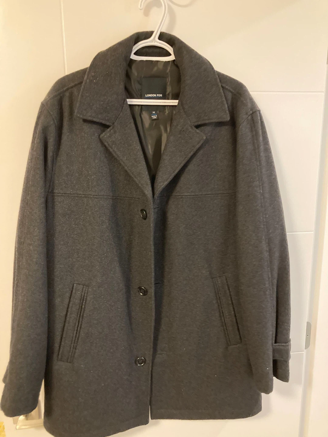 London Fog Men's Wool Blend Coat - photo 3