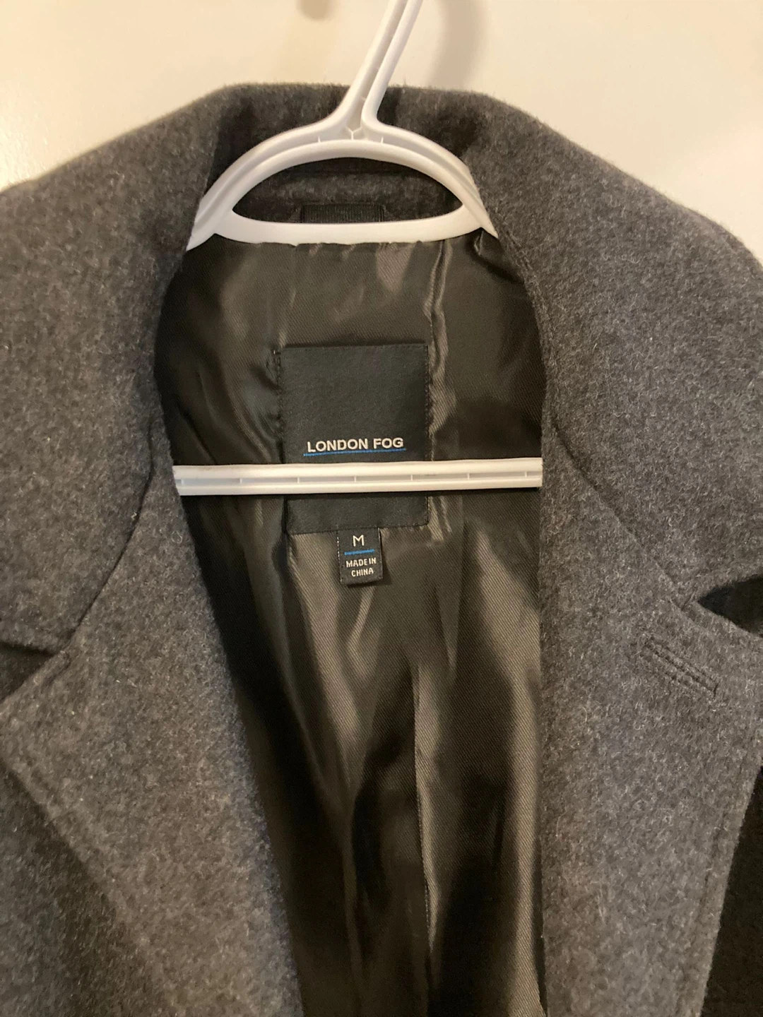 London Fog Men's Wool Blend Coat