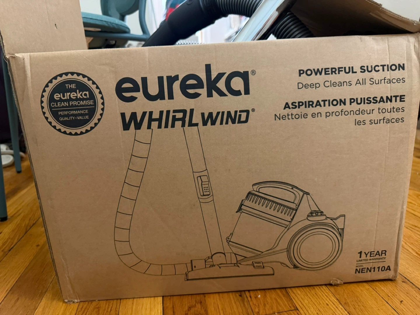 Eureka Whirlwind Bagless Canister Vacuum NEN110A