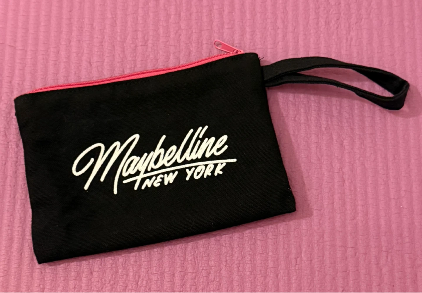 NEW⚽️Maybelline New York Black Cosmetic Bag