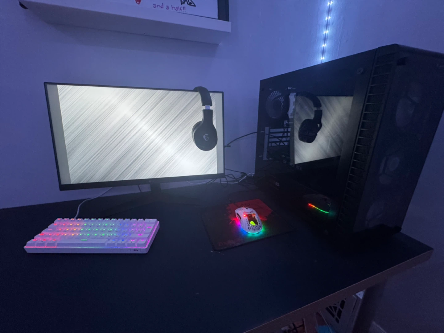 Gaming PC + Full Setup – RTX 3060 Ti | i5-10400 | 16GB RAM |
