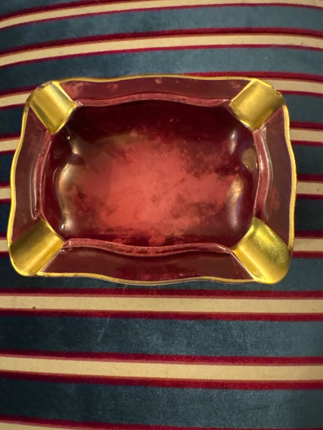 ⚽️Carlton Ware Rouge Royale Ashtray