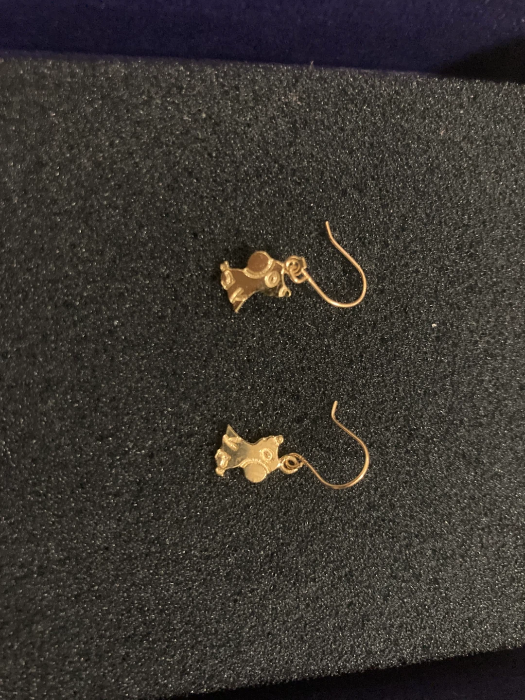 14k Gold Dog Earrings⚽️ - photo 2