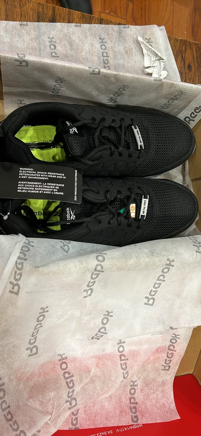 Reebok Black ESR Protective Footwear