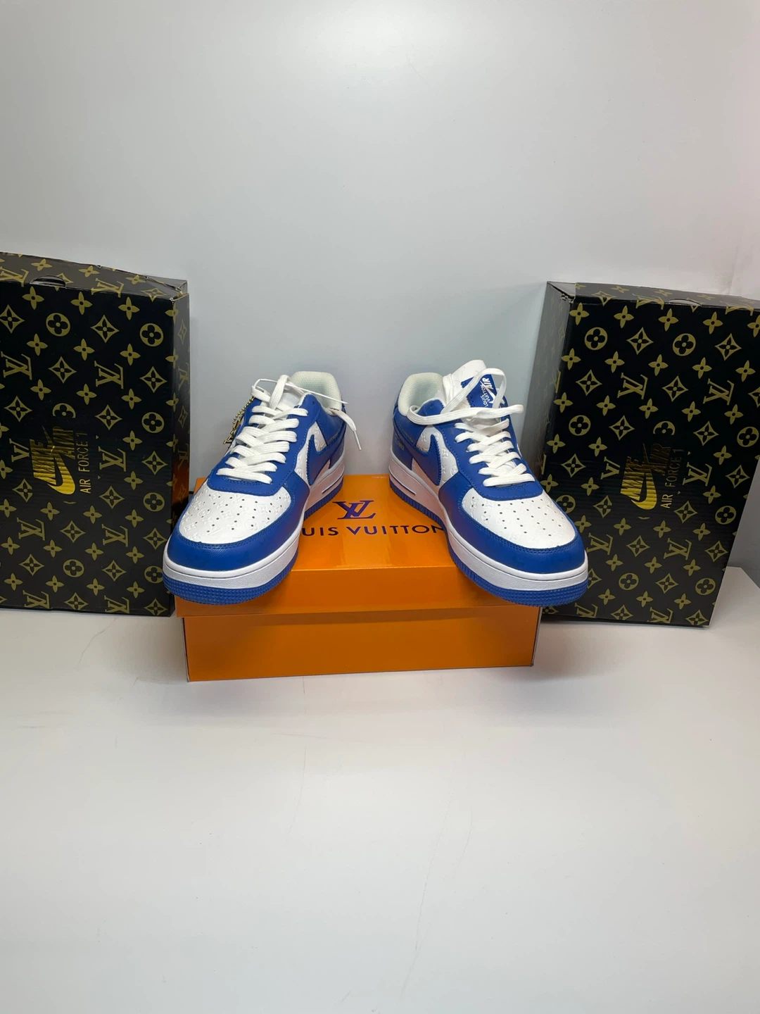 Nike Air Force 1 Louis Vuitton Custom Sneakers - photo 2