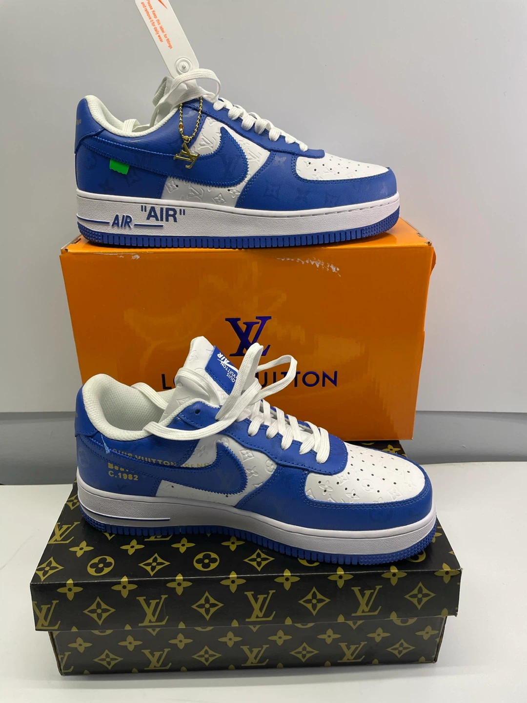Nike Air Force 1 Louis Vuitton Custom Sneakers - photo 3