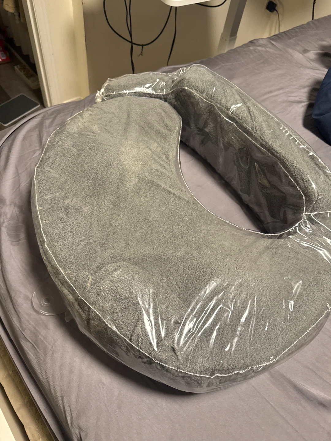 Grey Nursing Pillow