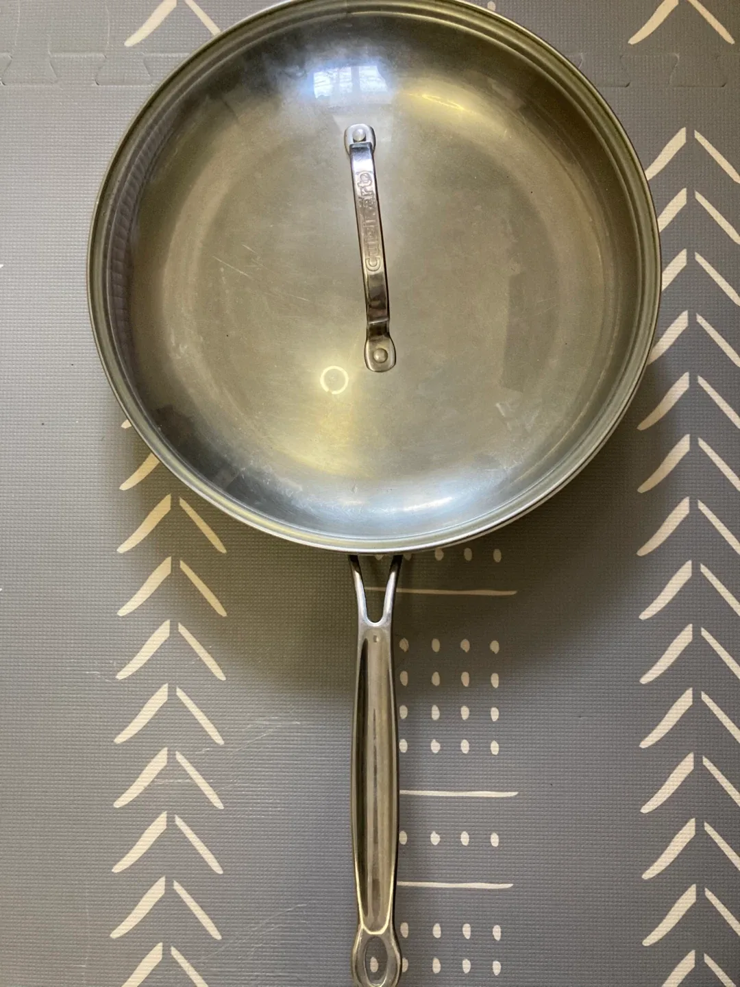 Stainless Steel Skillet with Lid⚽️