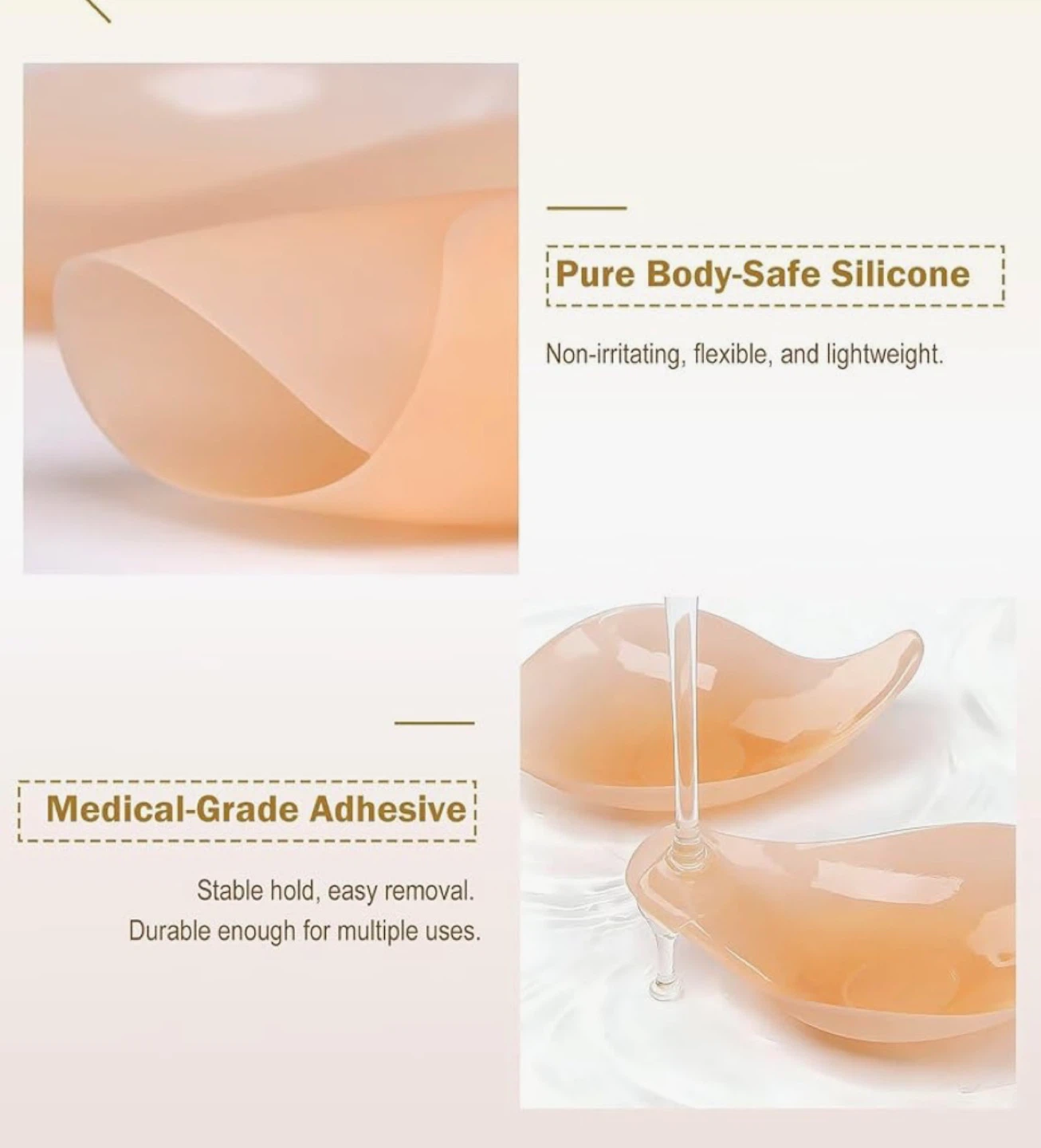 Sticky Bras (2 Pairs)  cup D - photo 3