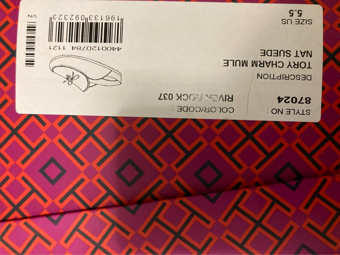 Tory Burch Tory Charm Mule Shoes - Size 5.5⚽️