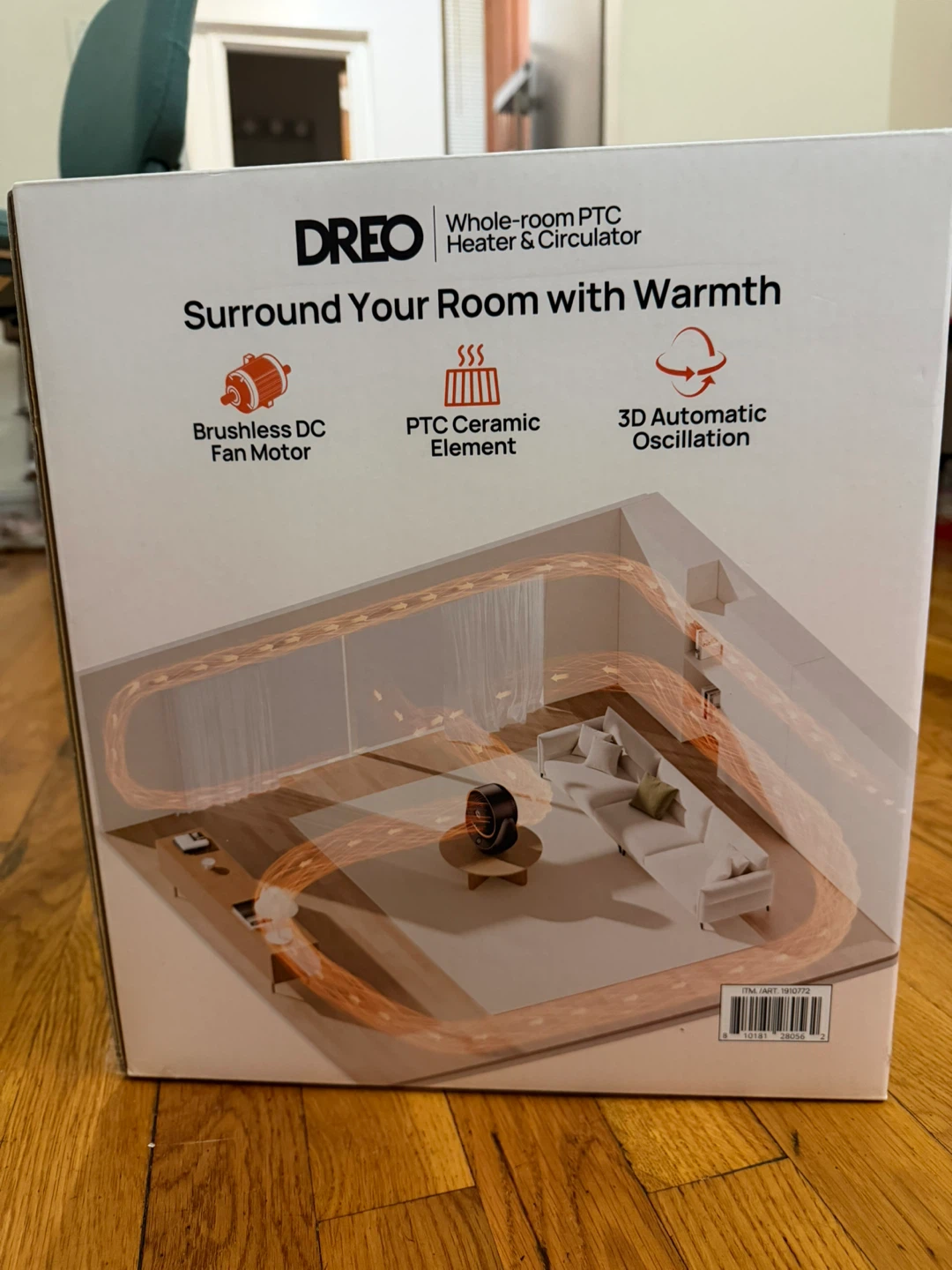 Dreo Whole-room PTC Heater & Circulator - photo 3