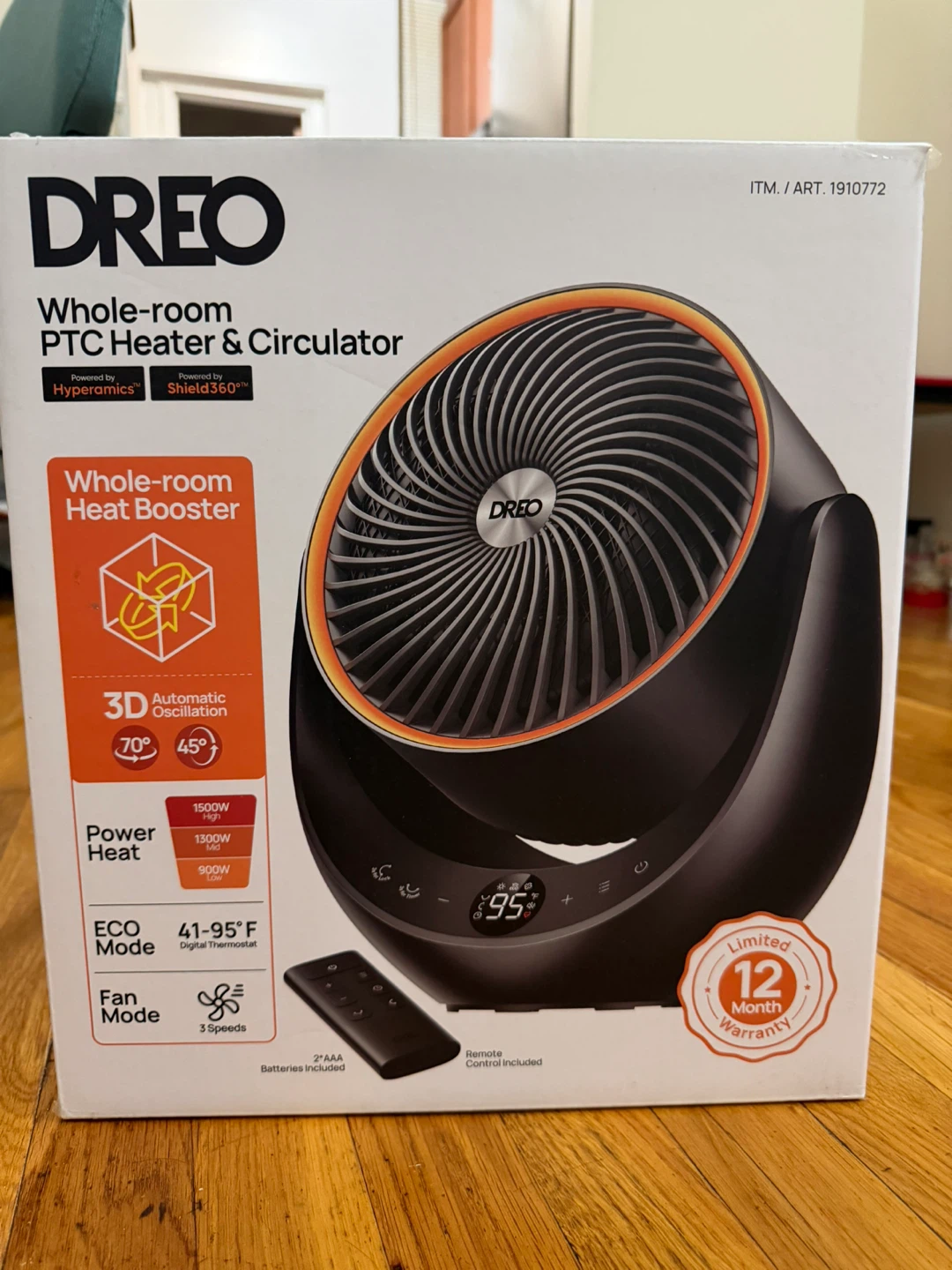 Dreo Whole-room PTC Heater & Circulator