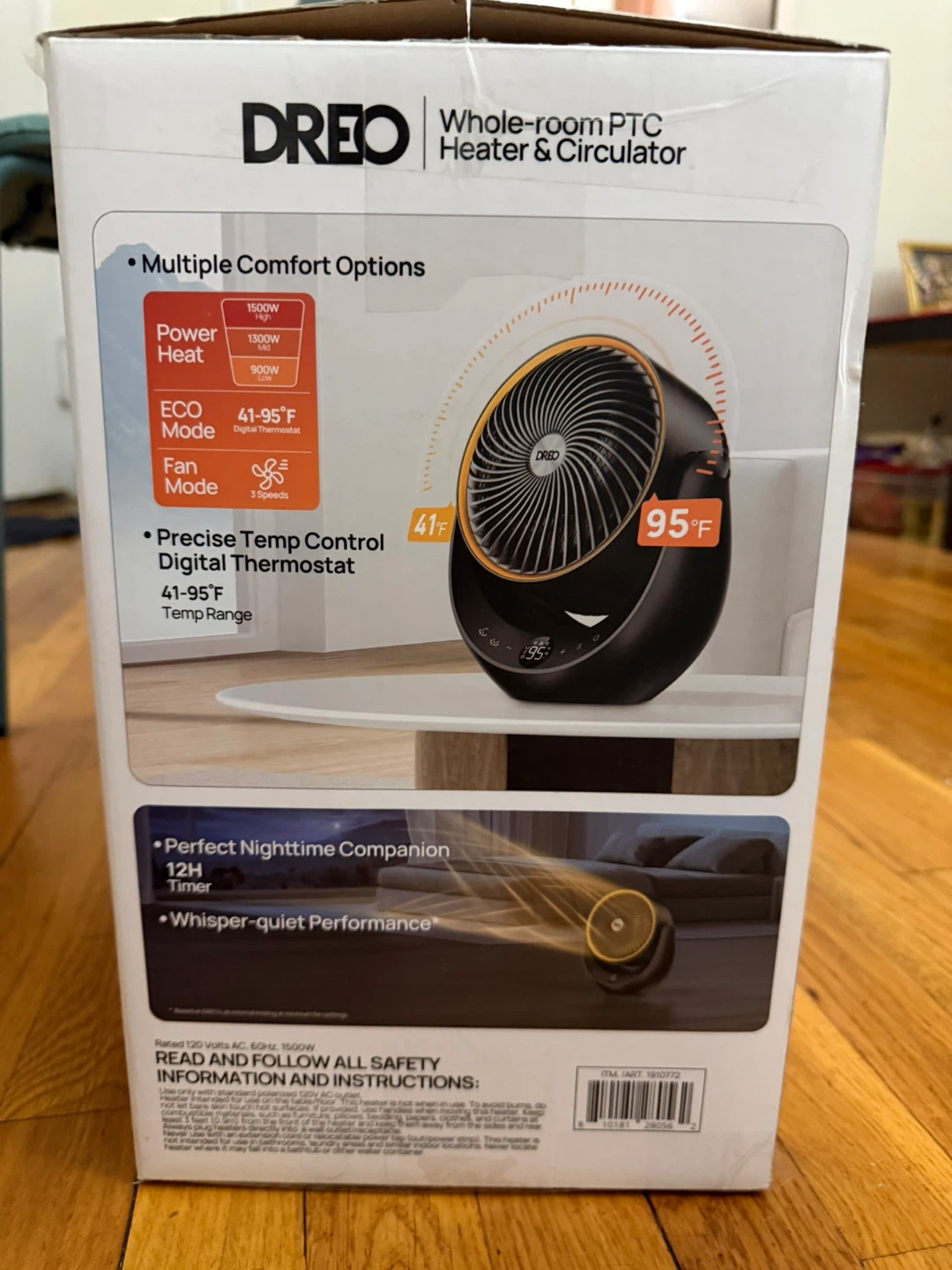 Dreo Whole-room PTC Heater & Circulator - photo 2