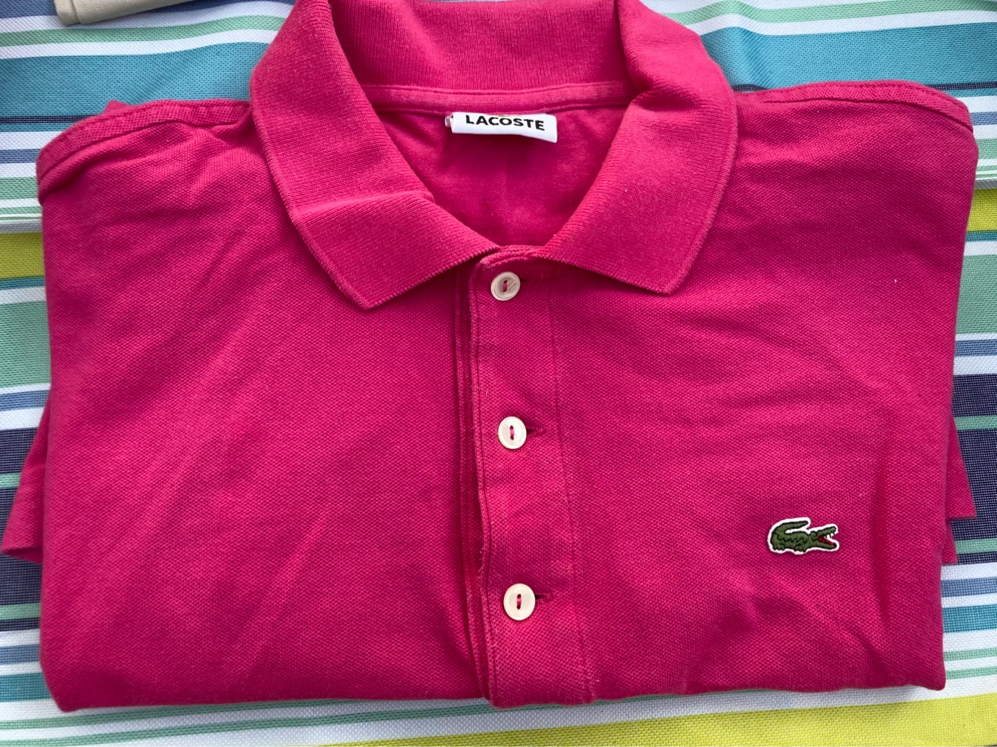 Lacoste Pink Polo Shirt⚽️
